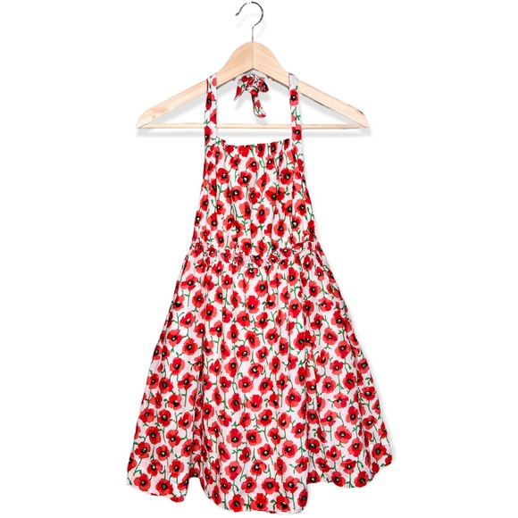 Crewcuts Other - Crewcuts - Girls’ Cotton/Silk Sun Dress - Red Floral